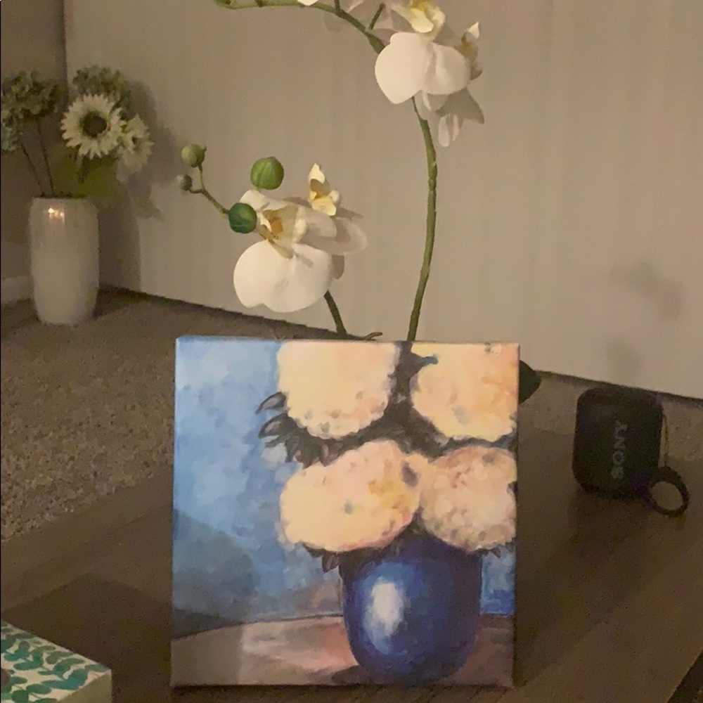 Print of flower in vase